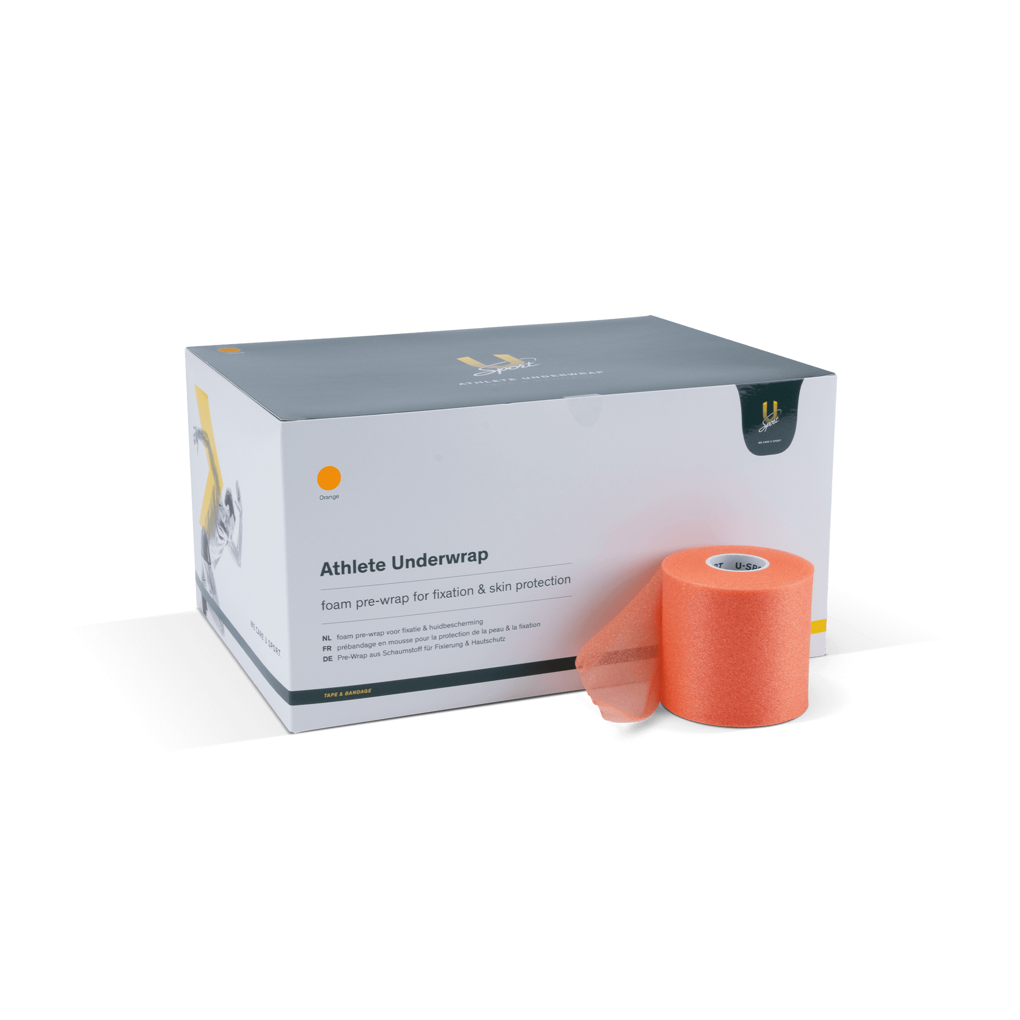 U-Sport-Athlete-Underwrap_Orange_7cmx27m